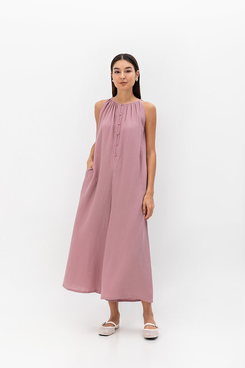 CHYNNA BUTTONDOWN JUMPSUIT