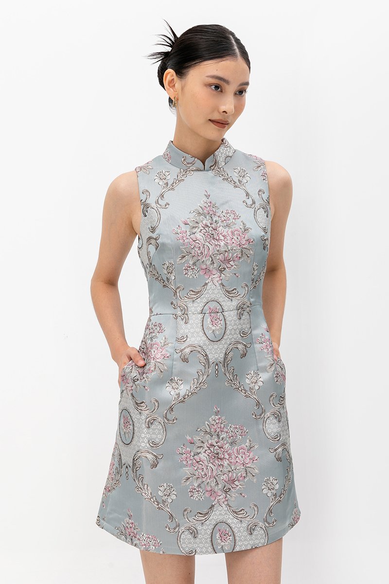 MARILYN BAROQUE CHEONGSAM DRESS