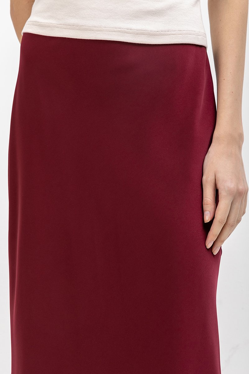 ESTELLA SATIN BIAS SKIRT
