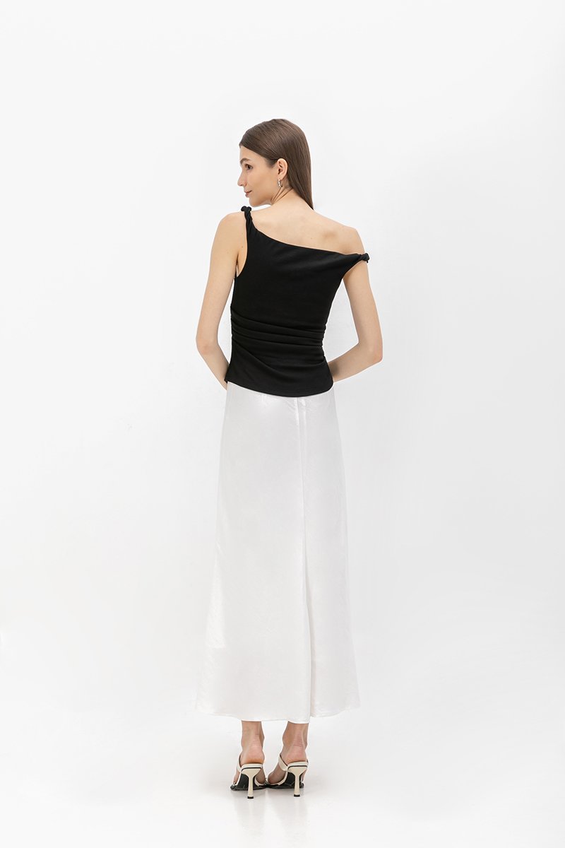 KASSIE OFF SHOULDER TWIST RUCHED TOP