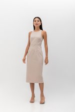 DEVINA TANK COLUMN MIDI DRESS