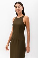 DEVINA TANK COLUMN MIDI DRESS