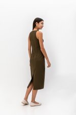 DEVINA TANK COLUMN MIDI DRESS