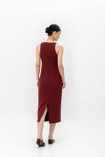 DEVINA TANK COLUMN MIDI DRESS