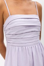 KIEVA PLEATED CHEST CAMISOLE MAXI DRESS