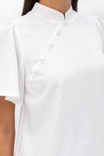 KENDALL FLUTTER SLEEVE CHEONGSAM TOP KENDALL FLUTTER SLEEVE CHEONGSAM TOP