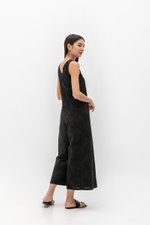 KASSI EMBROIDERED JUMPSUIT W SASH KASSI EMBROIDERED JUMPSUIT W SASH