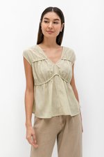 *BACKORDER 4* VIVY BABYDOLL EMPIRE TOP