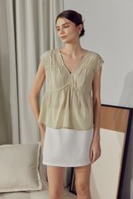 *BACKORDER 4* VIVY BABYDOLL EMPIRE TOP