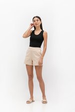 OLINA PADDED SCOOP NECK TANK TOP OLINA PADDED SCOOP NECK TANK TOP