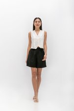DANNI PLEATED LINEN SHORTS