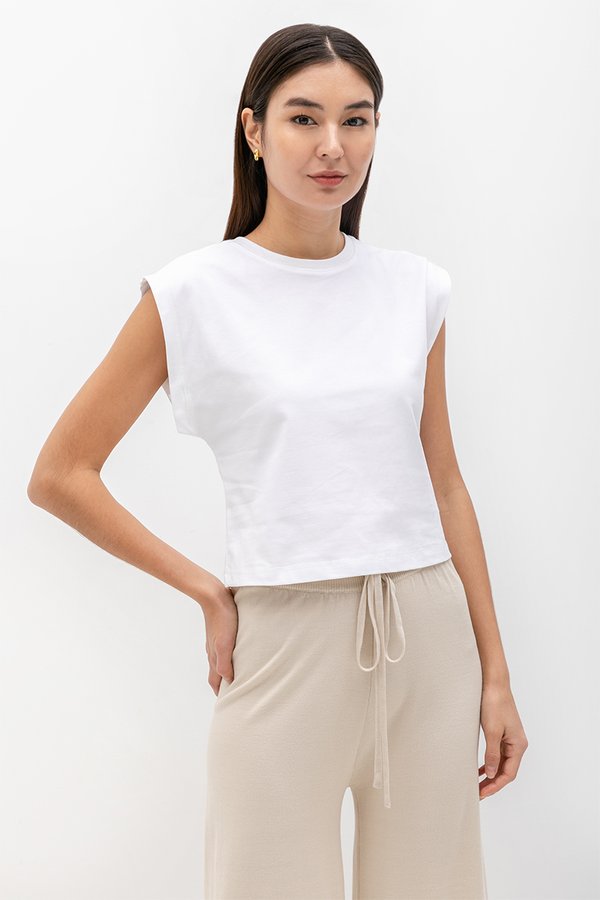 *BACKORDER 2* SARA CAP SLEEVE TEE