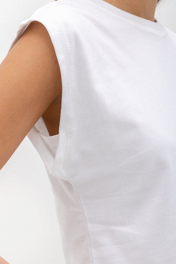 *BACKORDER 2* SARA CAP SLEEVE TEE