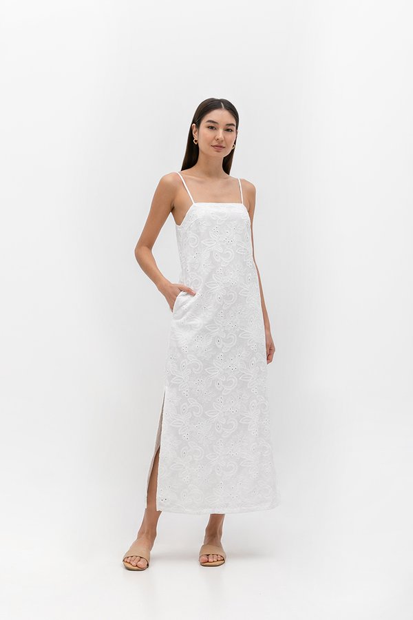 *BACKORDER 2* JILLIAN CAMI EMBROIDERED DRESS