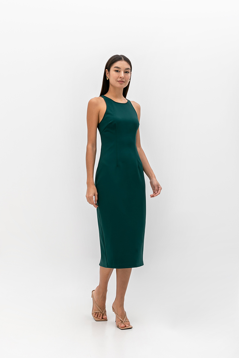 DEVINA TANK COLUMN MIDI DRESS