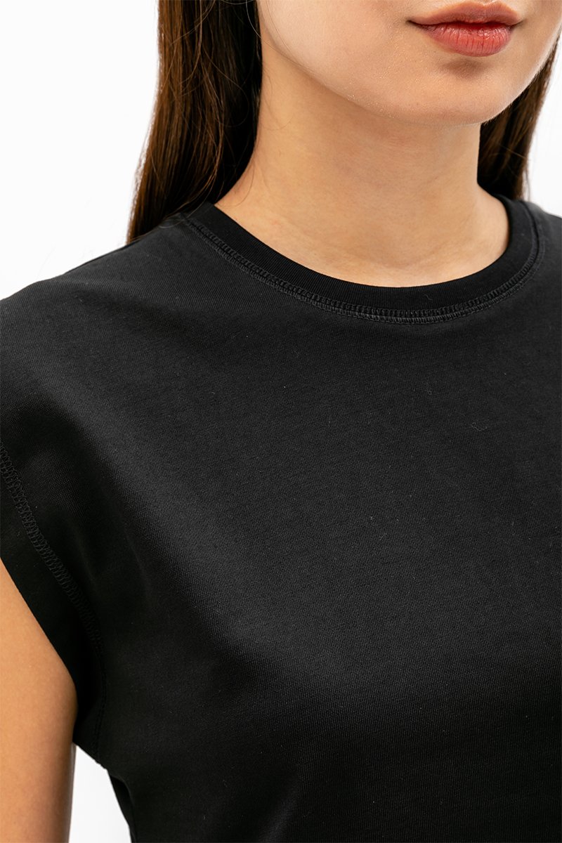 SARA CAP SLEEVE TEE