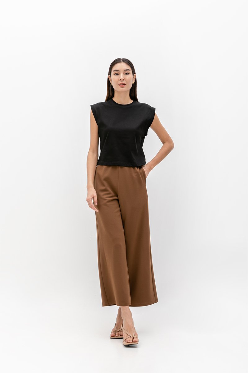 SARA CAP SLEEVE TEE