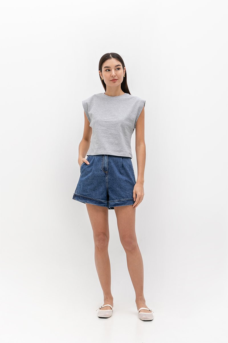 SARA CAP SLEEVE TEE