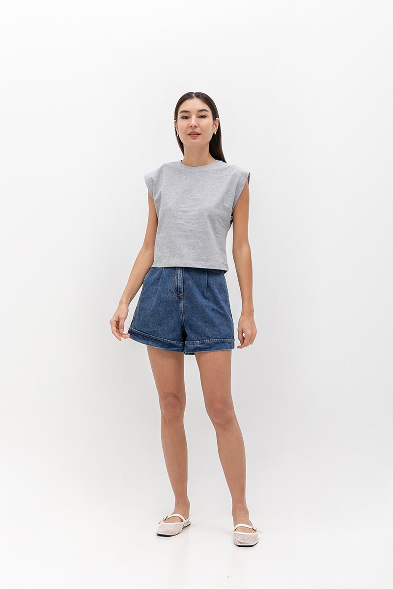 SARA CAP SLEEVE TEE