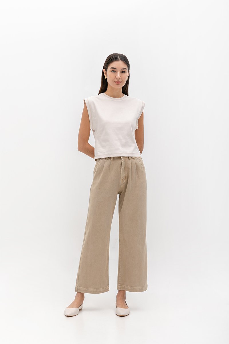SARA CAP SLEEVE TEE