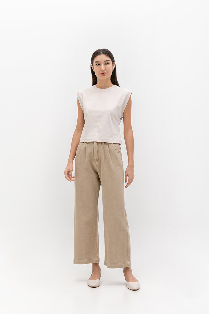 SARA CAP SLEEVE TEE