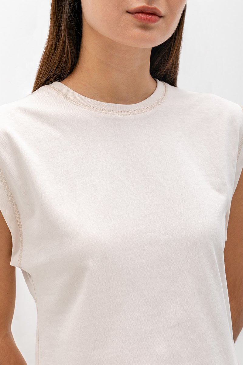 SARA CAP SLEEVE TEE