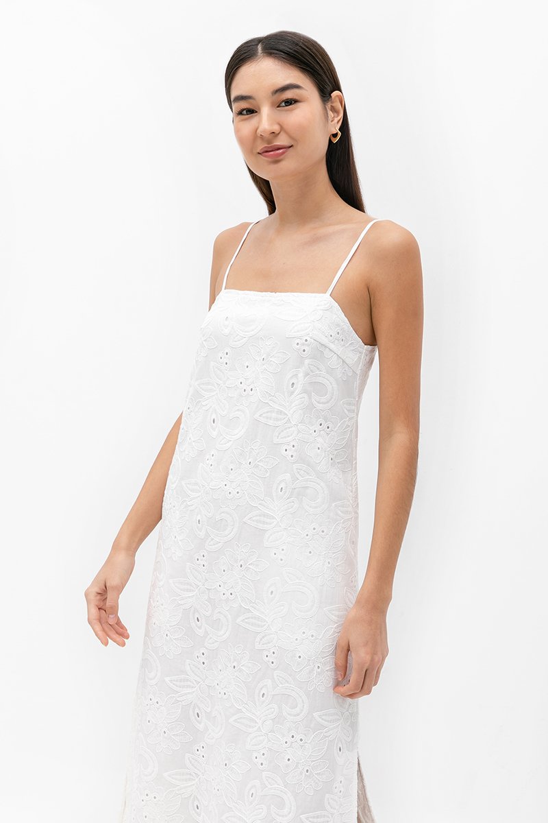 *BACKORDER 2* JILLIAN CAMI EMBROIDERED DRESS