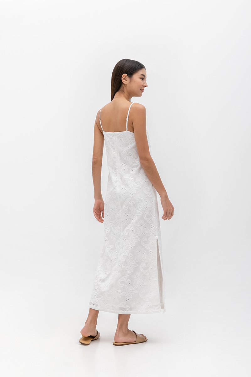 *BACKORDER 2* JILLIAN CAMI EMBROIDERED DRESS