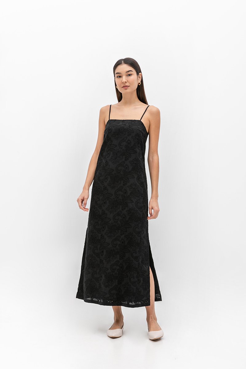 *BACKORDER 2* JILLIAN CAMI EMBROIDERED DRESS