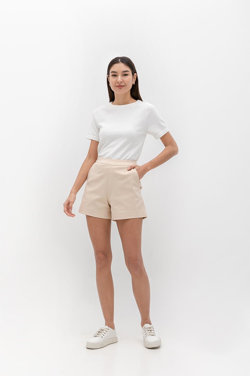 LYON HIGH WAISTED TAILORED SHORTS