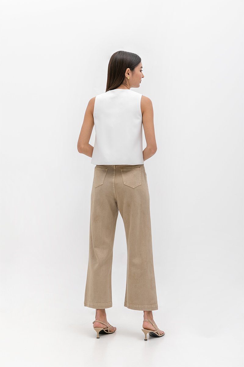 WESLEY PLEATED STRAIGHT LEG DENIM JEANS (REGULAR)