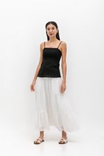 QUENTIN PADDED PEPLUM TUBE TOP