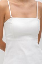 QUENTIN PADDED PEPLUM TUBE TOP