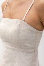 QUENTIN PADDED PEPLUM TUBE TOP