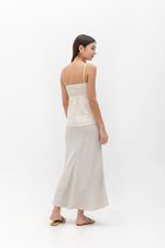 QUENTIN PADDED PEPLUM TUBE TOP