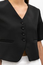 ANDERSON SHORT SLEEVE VEST TOP ANDERSON SHORT SLEEVE VEST TOP