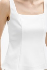 FLORINE SQUARE NECK PANEL TOP