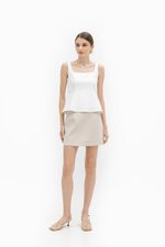 FLORINE SQUARE NECK PANEL TOP