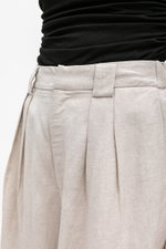 *BACKORDER* TANYA PLEATED WIDE LEG LINEN PANTS