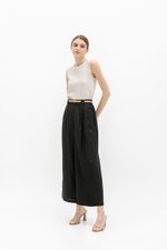 *BACKORDER* TANYA PLEATED WIDE LEG LINEN PANTS