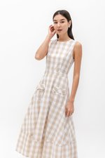 LYLA CHECKERED DRESS (PETITE) LYLA CHECKERED DRESS (PETITE)