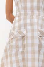 LYLA CHECKERED DRESS (PETITE) LYLA CHECKERED DRESS (PETITE)