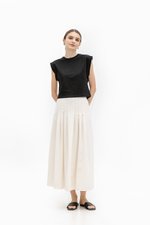 MARIELLE PLEATED FLARE SKIRT MARIELLE PLEATED FLARE SKIRT