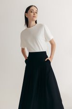 MARIELLE PLEATED FLARE SKIRT MARIELLE PLEATED FLARE SKIRT