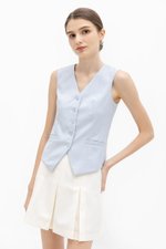 SERGE TAILORED VEST TOP