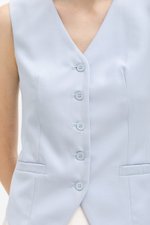 SERGE TAILORED VEST TOP