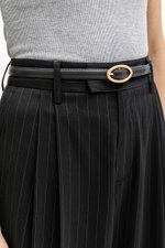 ANISTON PIN STRIPE TAPERED TAILORED PANTS (PETITE) ANISTON PIN STRIPE TAPERED TAILORED PANTS (PETITE)