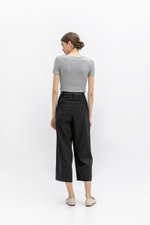 ANISTON PIN STRIPE TAPERED TAILORED PANTS (PETITE) ANISTON PIN STRIPE TAPERED TAILORED PANTS (PETITE)