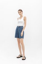 DILLON LONG DENIM SHORTS DILLON LONG DENIM SHORTS