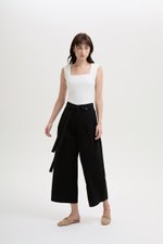 CLAYTON PLEATED BELTED TWILL PANTS CLAYTON PLEATED BELTED TWILL PANTS